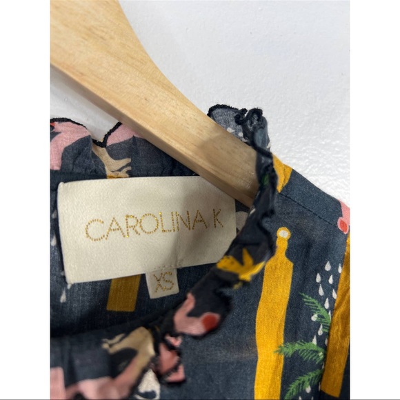 Carolina K Marcia Mini Skirt & Blouse Set in Five Elements Women's Size XS NWOT - Picture 5 of 11